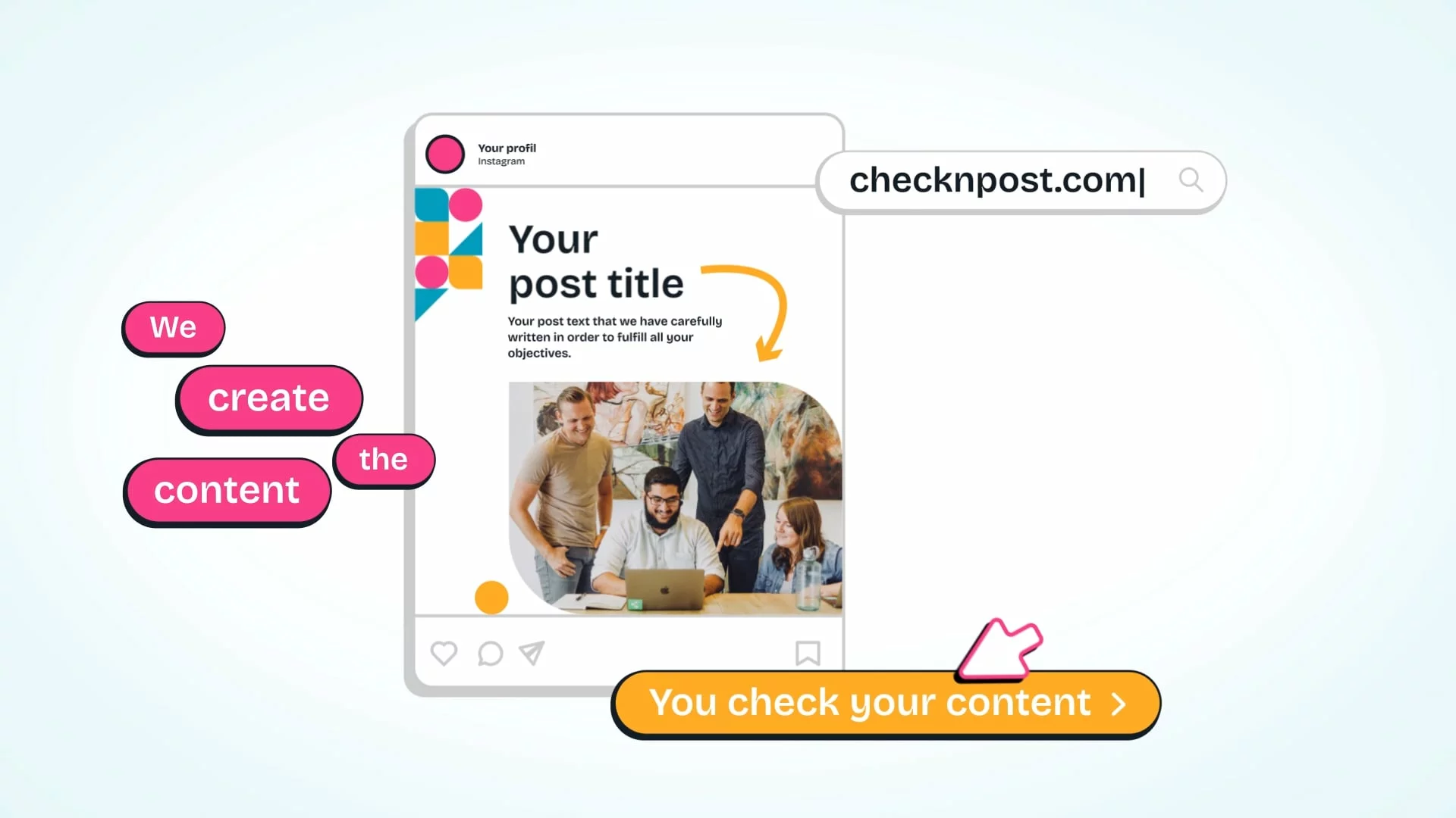 Check'n'post - visuel principal