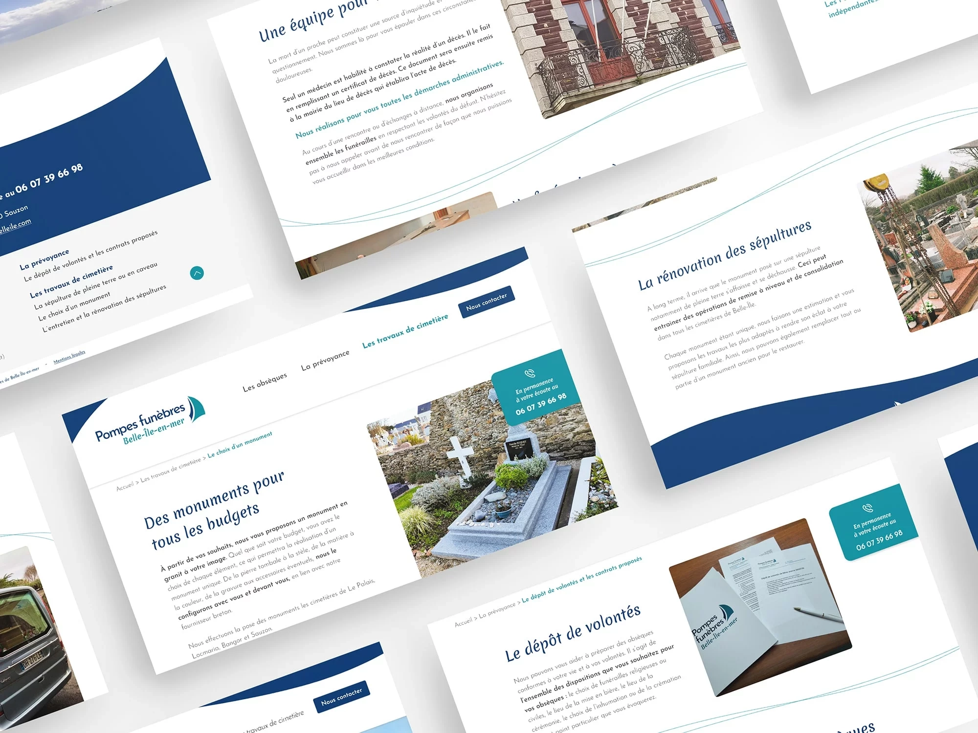 Pompes Funèbres de Belle-Île-en-Mer - visuel principal